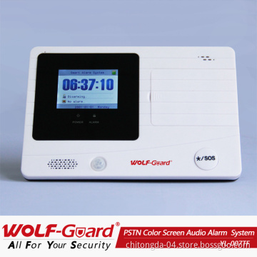 PSTN Color Screen Audio Alarm System with Support Ademco Contact ID Protocal